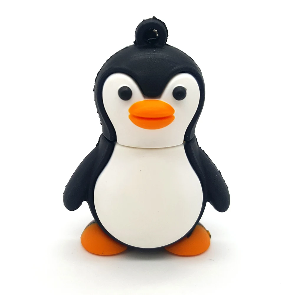 Флеш-накопитель USB 2 0 с мультяшным пингвином и животными 4 ГБ 8 16 32 64 Гб Usb