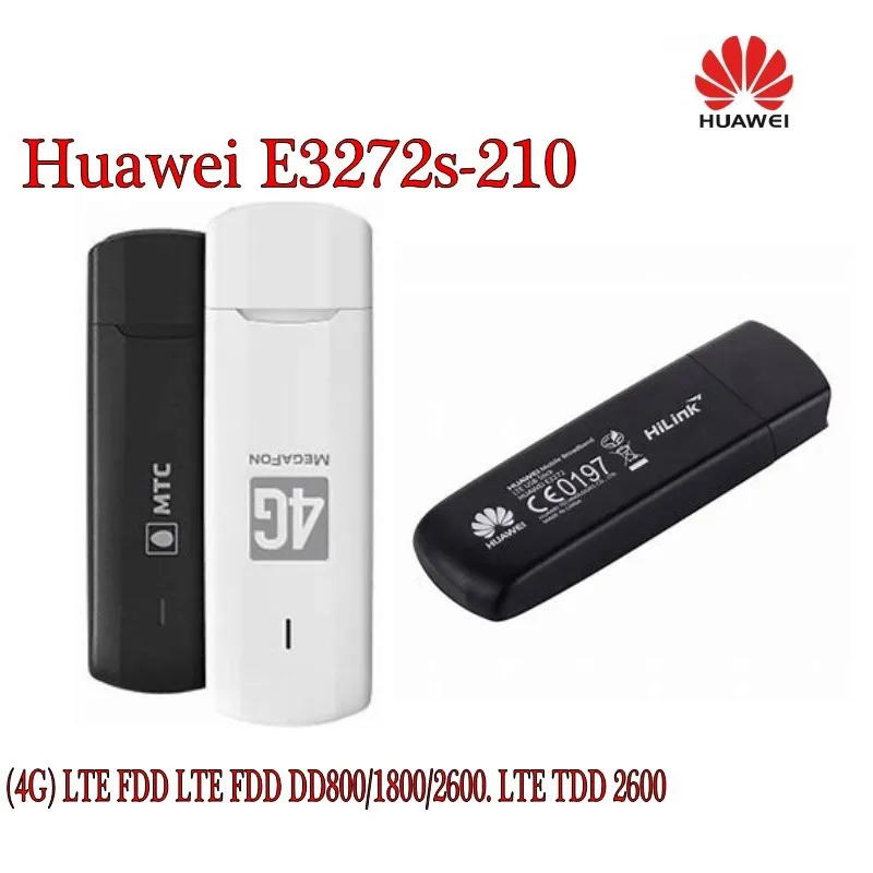 Разблокированный USB накопитель Huawei E3272S 210 Cat4 4G LTE 150 Мбит/с гибкий широкополосный|lte