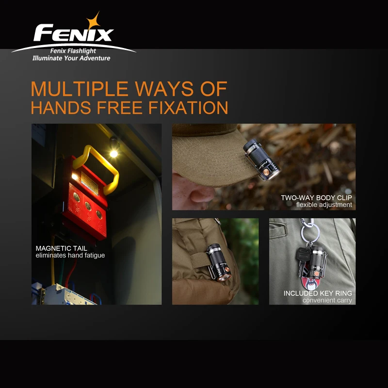 700 люмен портативный Fenix E16 Cree XP-L HI нейтральный белый светодиодный EDC фонарик с выдающейся производительностью