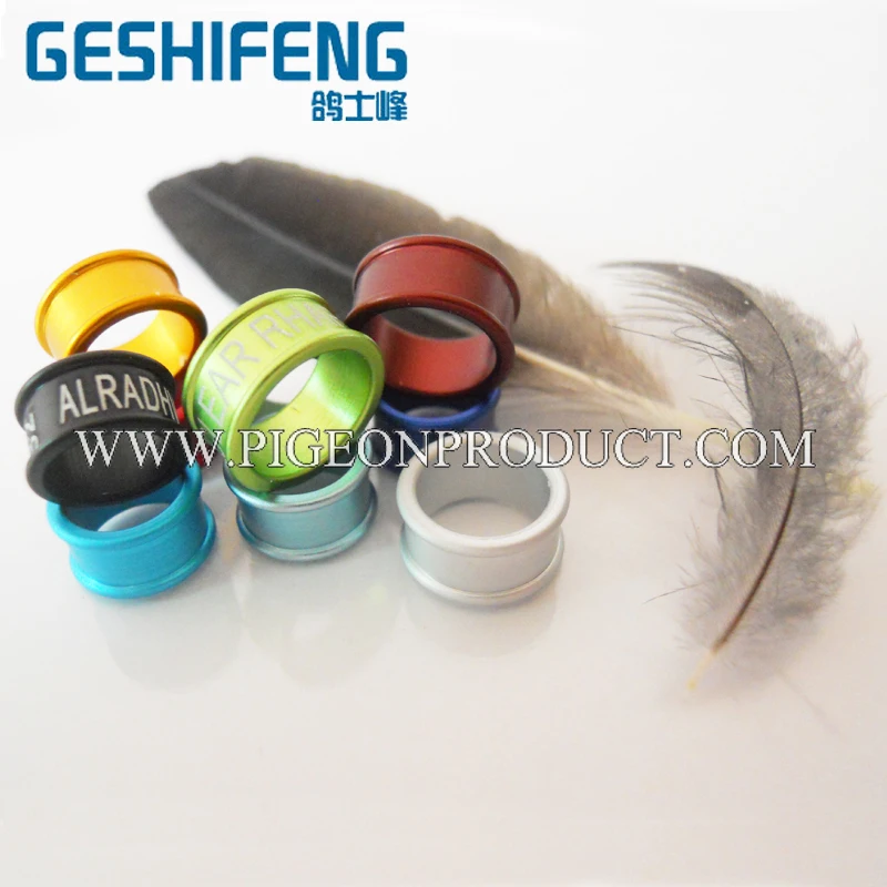 8000 шт. новейшие высококачественные алюминиевые бирки голубя 2 16 мм|Кольца на