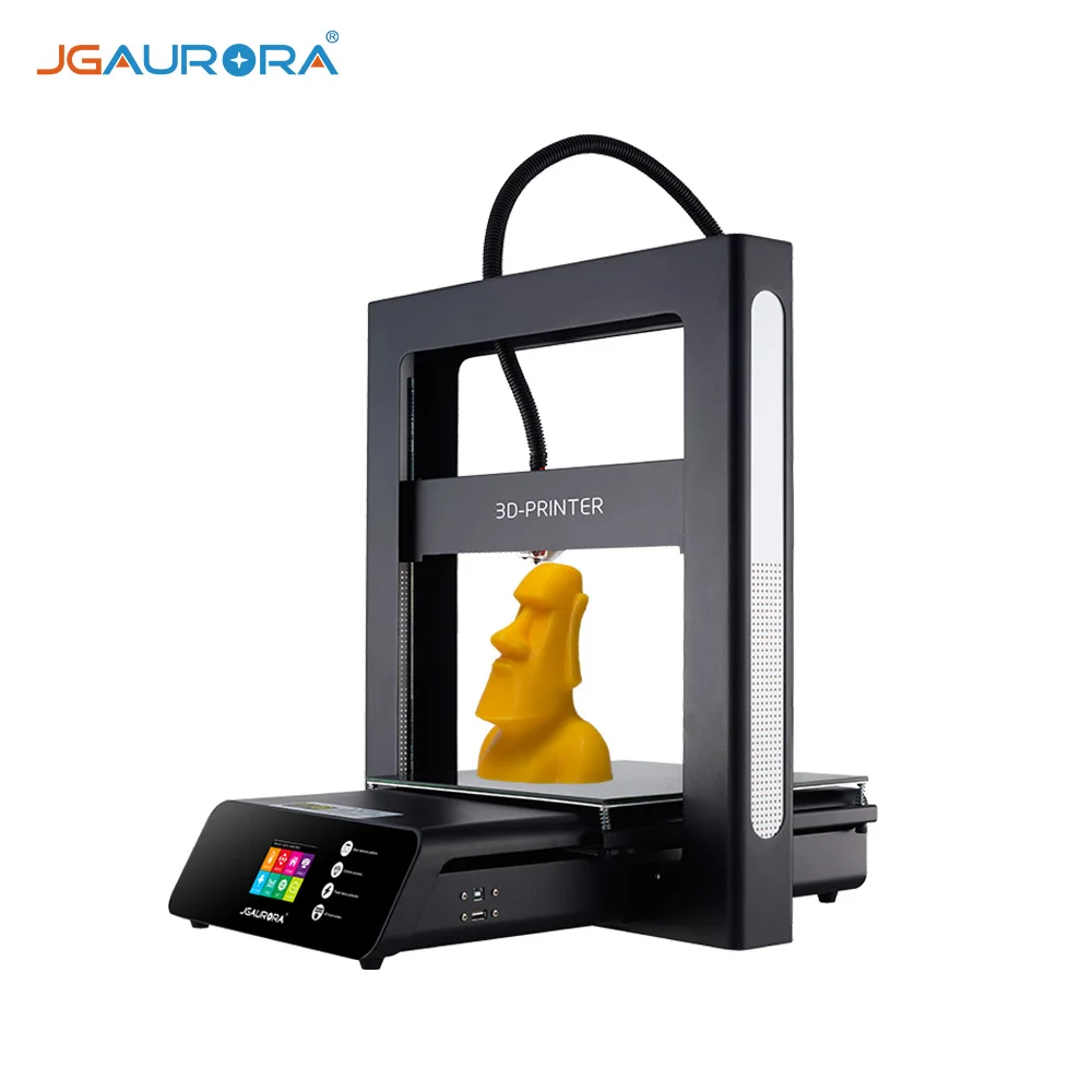 JGAURORA A5 3d принтер JGAURORA A5S DIY 3d принтер с металлической рамкой цветной сенсорный экран Обнаружение нити экстремально высокая точность - Цвет: JGAURORA A5