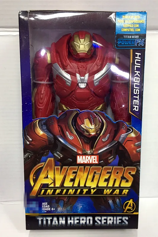 30 см Marvel игрушки Бесконечность войны танос Железный человек Паук Черная пантера