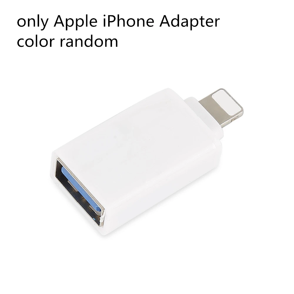 Apple iPhone Adapter Мини USB светодиодный светильник для дискотеки, портативный светильник для рождественской вечеринки, магический шар, сценический светильник для диско-клуба, яркий эффект, сценическая лампа для мобильного телефона - Цвет: Apple iPhone Adapter