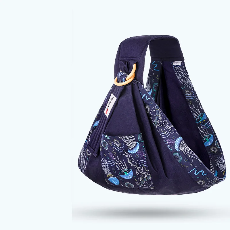 J Многофункциональный рюкзак-кенгуру для переноски Porte Bebe Ergonomicas дышащая Портативный Детский рюкзак Обёрточная бумага уход за матерью крышка летом - Цвет: J