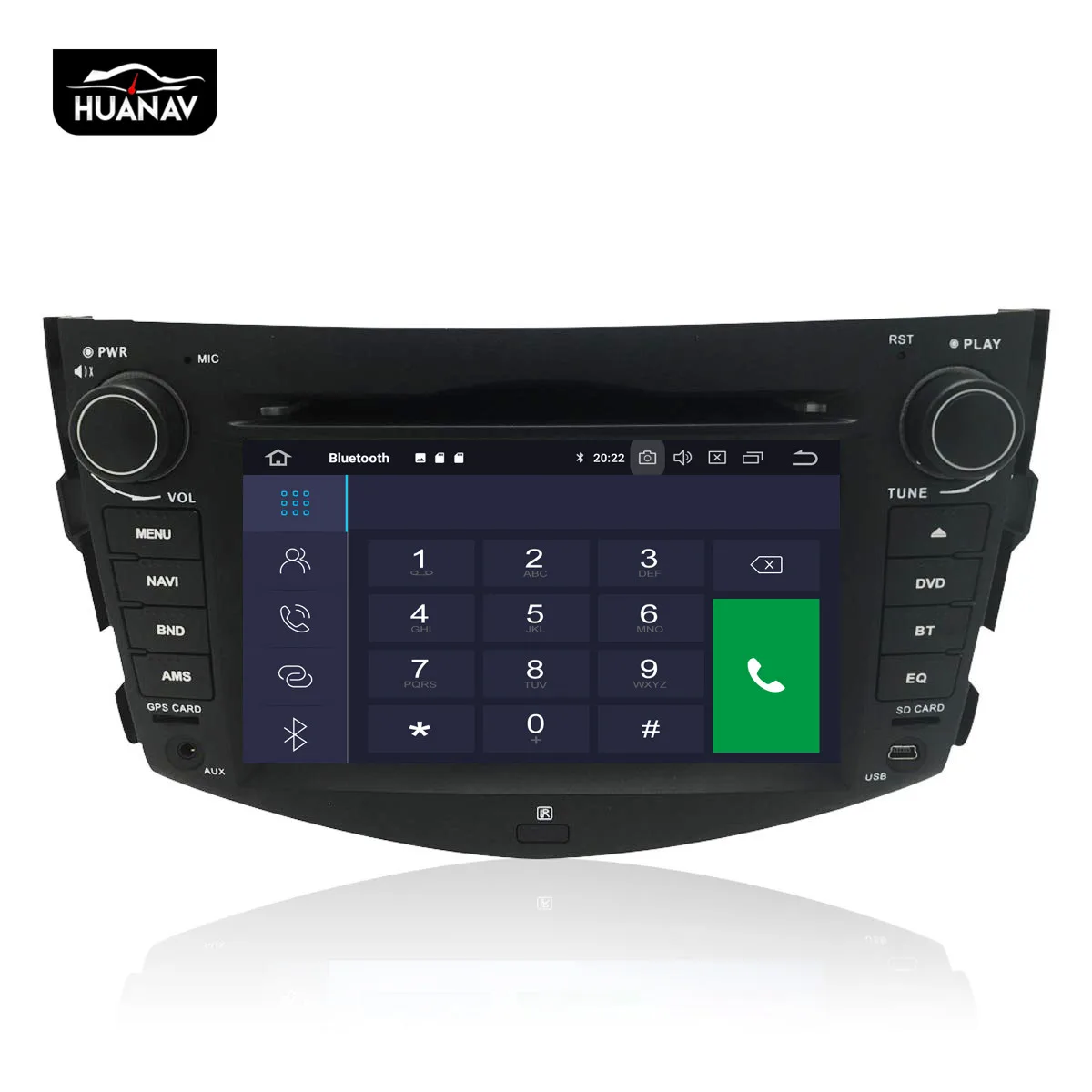 DSP новейший Android 9 0 Автомобильный CD DVD-плеер GPS-навигация для Toyota RAV4 2006-2012