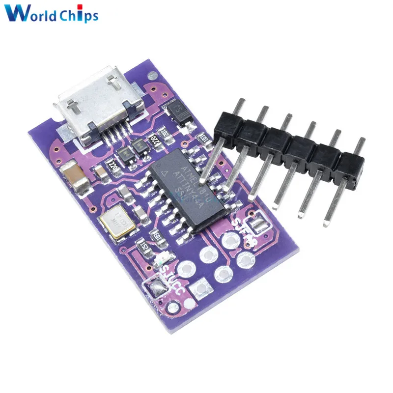 Миниатюрный программатор AVR ISP ATtiny44 ATTiny45 ATTiny85 микроконтроллер для Arduino IDE