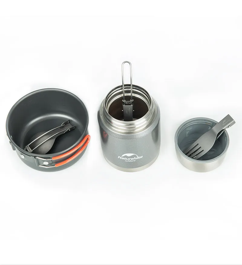 Naturehike ti посуда складной Титан Spork вилка ложка Открытый легкий туристическое снаряжение Шестерни