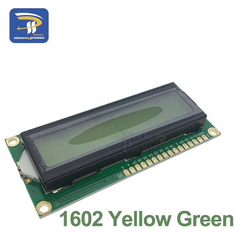 1602 Green ЖК-дисплей 1602 2004 12864 PCF8574T PCF8574 IIC/2c Интерфейс адаптер пластина 5 В синий/желто-зеленый экран для Arduino - Цвет: 1602 Green