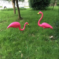 20pcslot plastic flamingo garden decoration yard lawn art ornament with size4655 and 3375cmcm