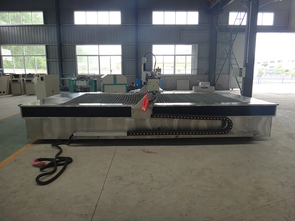 Горячая продажа 3-осевой водоструйный режущий станок резак для стекла |