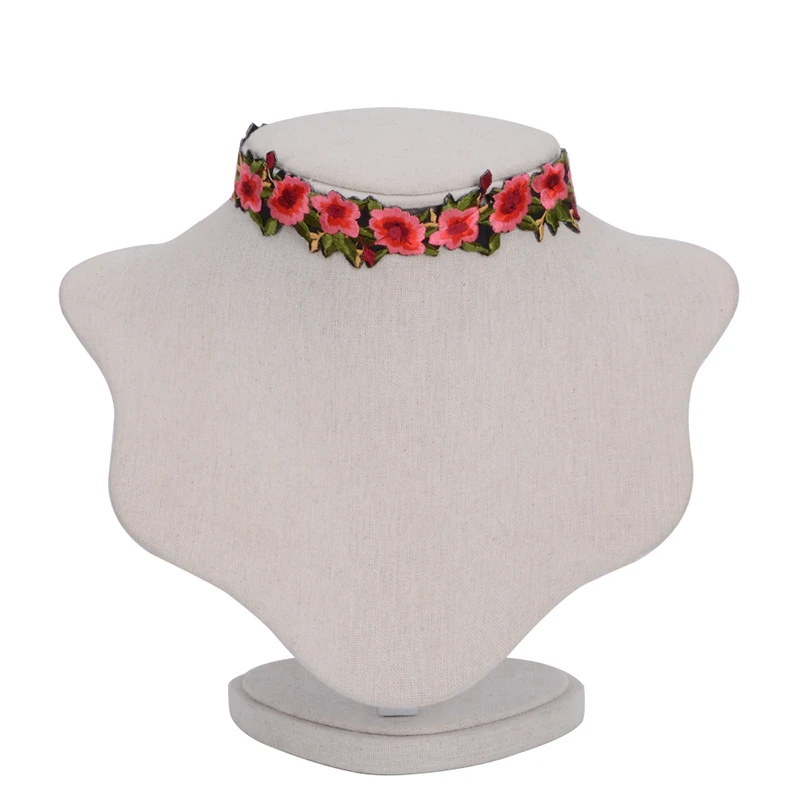 Personality Summer Chocker Exquisite Embroidery Flower Shape Decorations For Women Best Gift Girls Necklace Lady | Украшения и