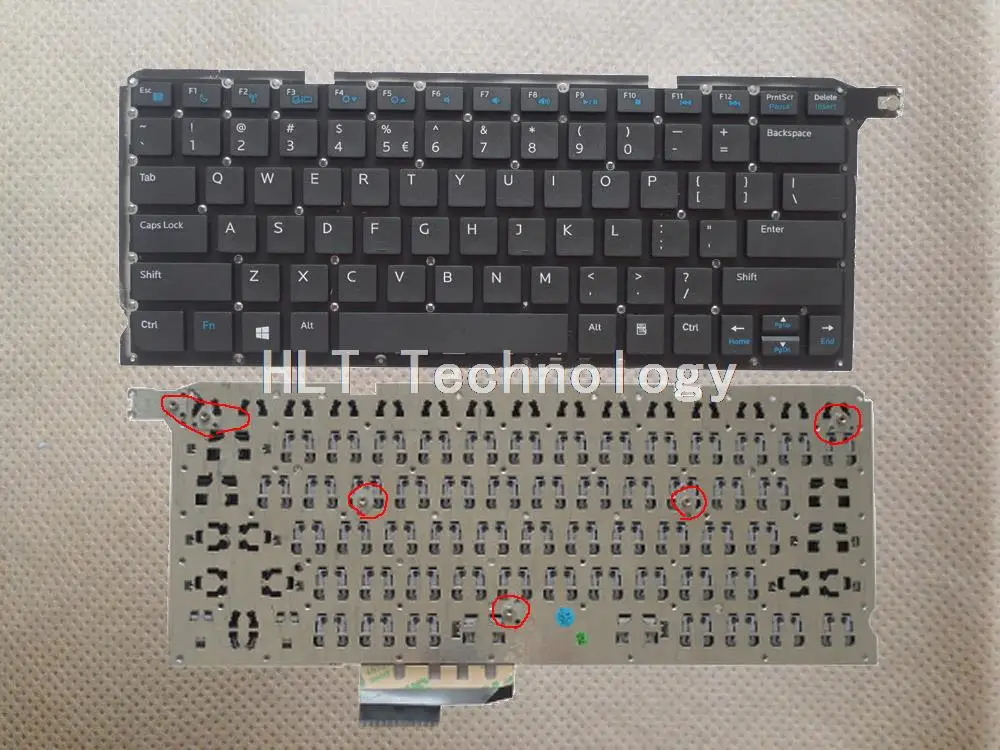 Оригинальная и новая черная клавиатура США для DELL Vostro 14Z 5460 V5460 5470 5439 P41G хорошая
