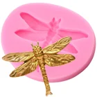 3D Силиконовая форма в виде стрекозы для самостоятельного изготовления искусственных шоколадных конфет