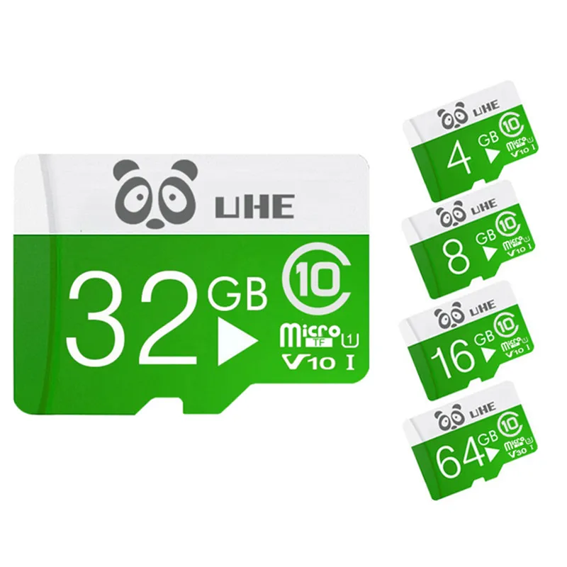 Зеленая карта памяти microsd 32 Гб 64 ГБ карты высокого качества класс 10 tarjeta micro sd 4 8 16