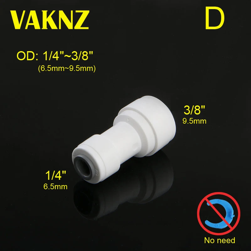 Пластиковый быстроразъемный фитинг для труб с 1/4 ''трубопроводной системой