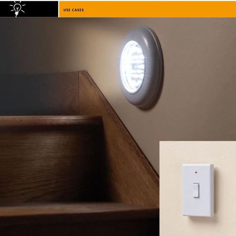 18 LED беспроводная палка коснитесь шкаф сенсорная Ночная детская комната лампа