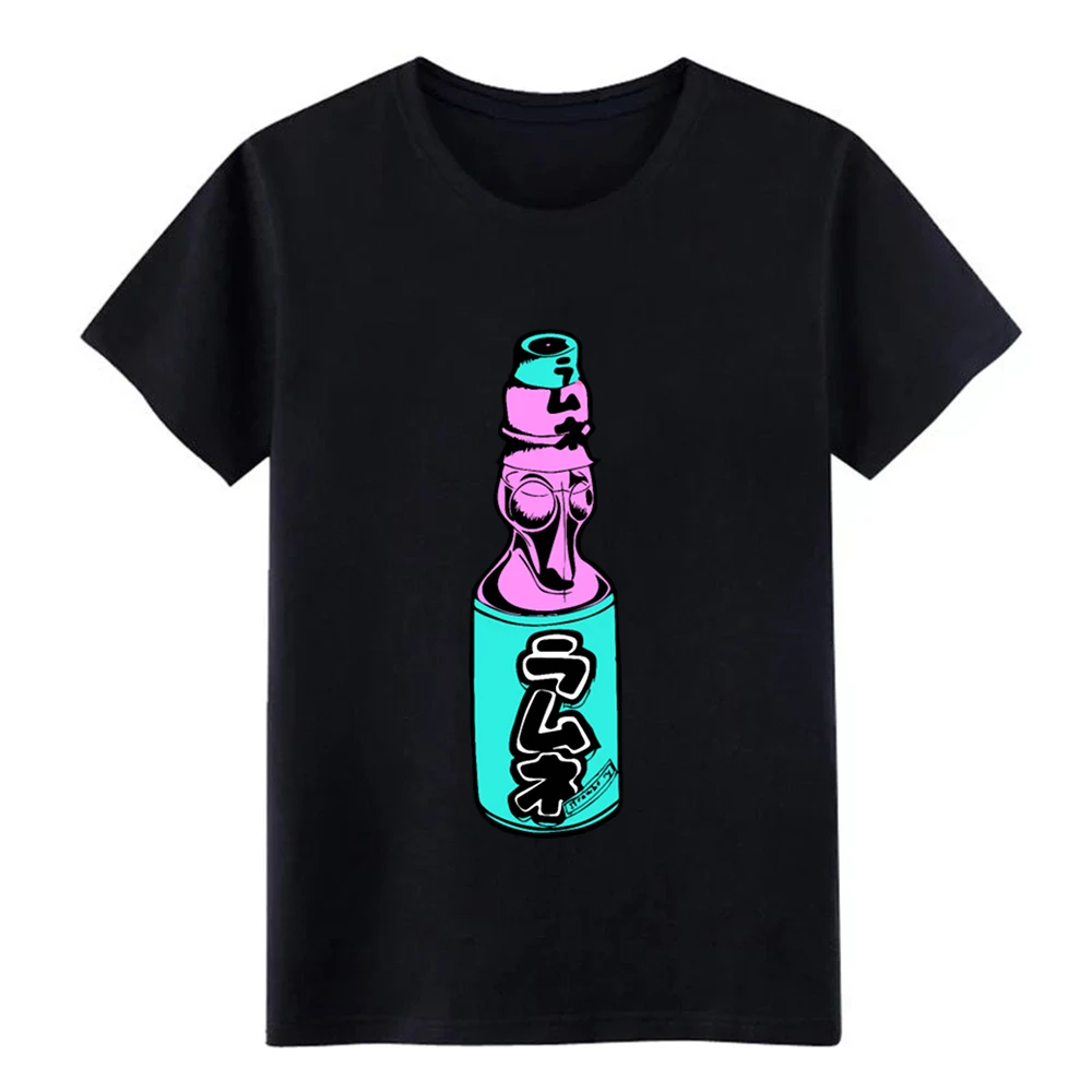 Kawaii японский Сода Vaporwave футболка Ретро 80s персонаж S XXXL сплошной цвет свободный