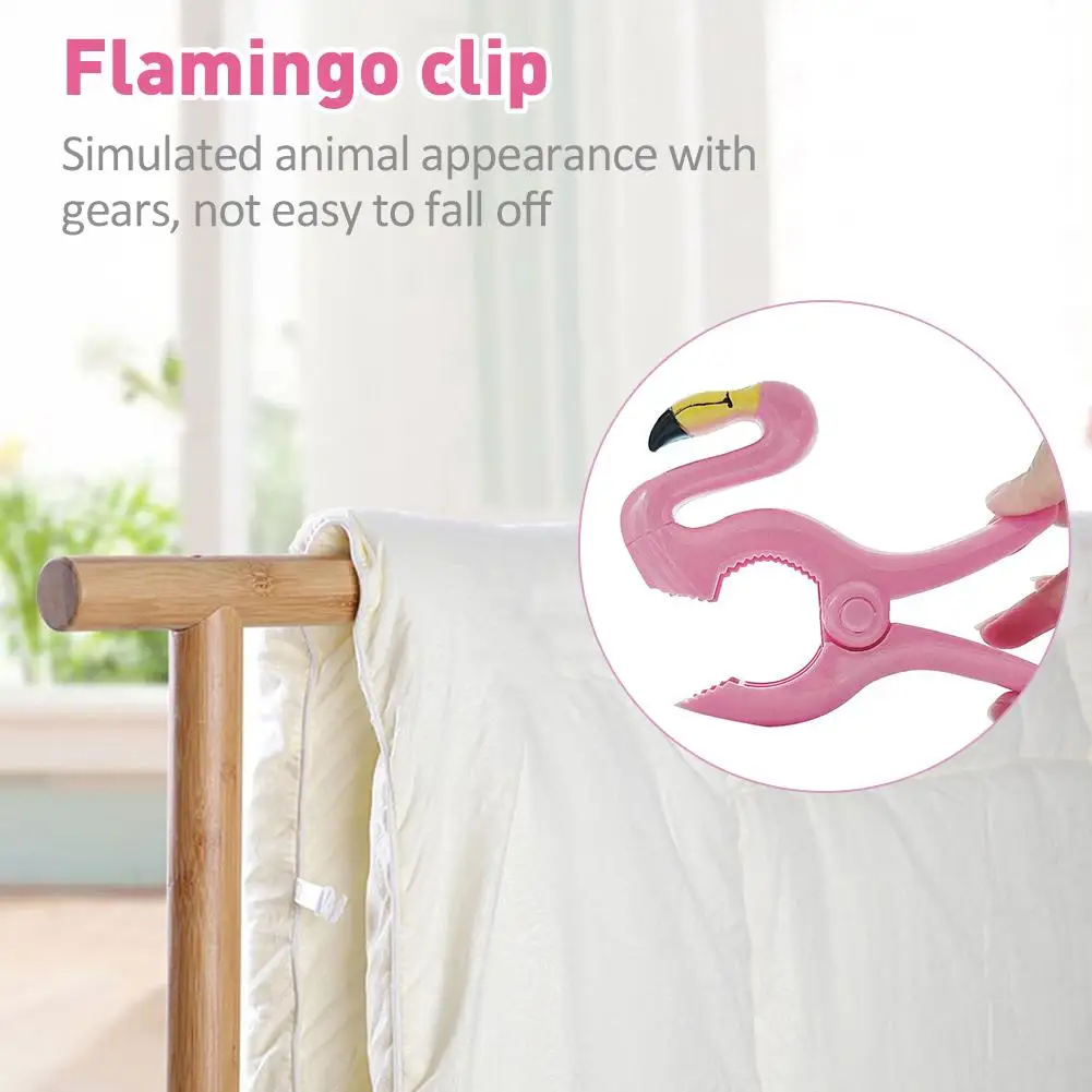 Большая вешалка для одежды в форме фламинго пластиковые подвесные колышки обуви