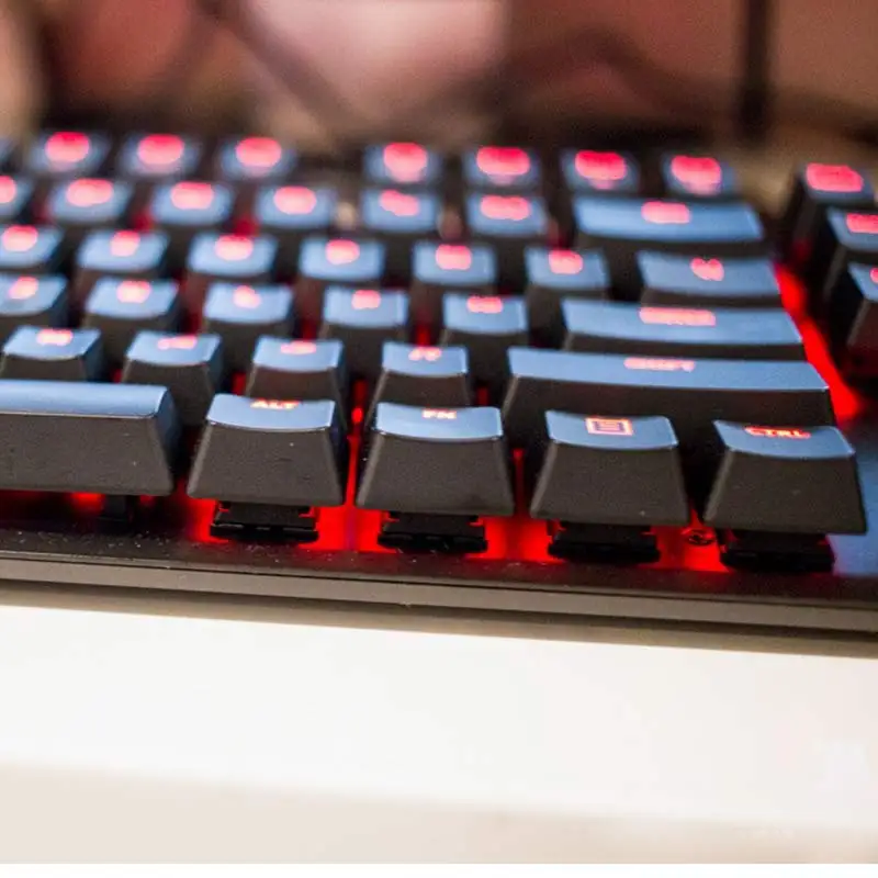 Механическая игровая клавиатура kingston HyperX из сплава Cherry MX, синяя, коричневая, красная, профессиональная геймерская клавиатура CK104 для компьютера