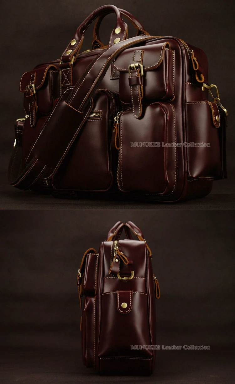 Luxury Genuine Leather Men's Travel Bags Luggage bag Big Men Leather Duffle Bags weekend bag overnight large tote Handbag M038#