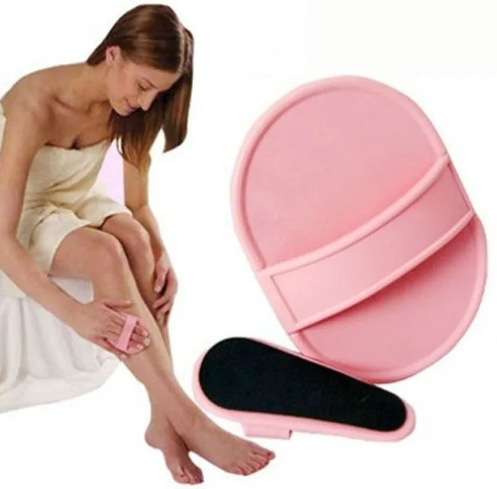 

Useful Adhensive Smooth Skin Exfoliator Removal Tool Painless Leg Arm Smooth Pads Hair Hot
