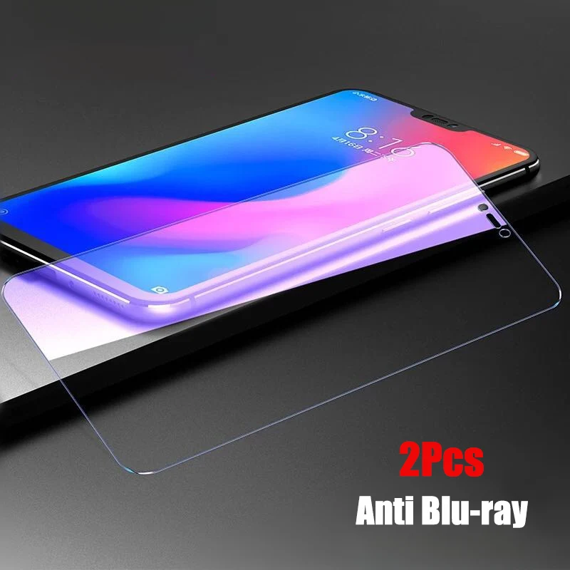 2pcs Anti Blu-ray 2 шт./лот, закаленное стекло для Xiaomi Mi A3 A2 Lite, защита экрана, анти-Blu-Ray стекло для Xiaomi Mi a2 a3, пленка из закаленного стекла - Цвет: 2pcs Anti Blu-ray