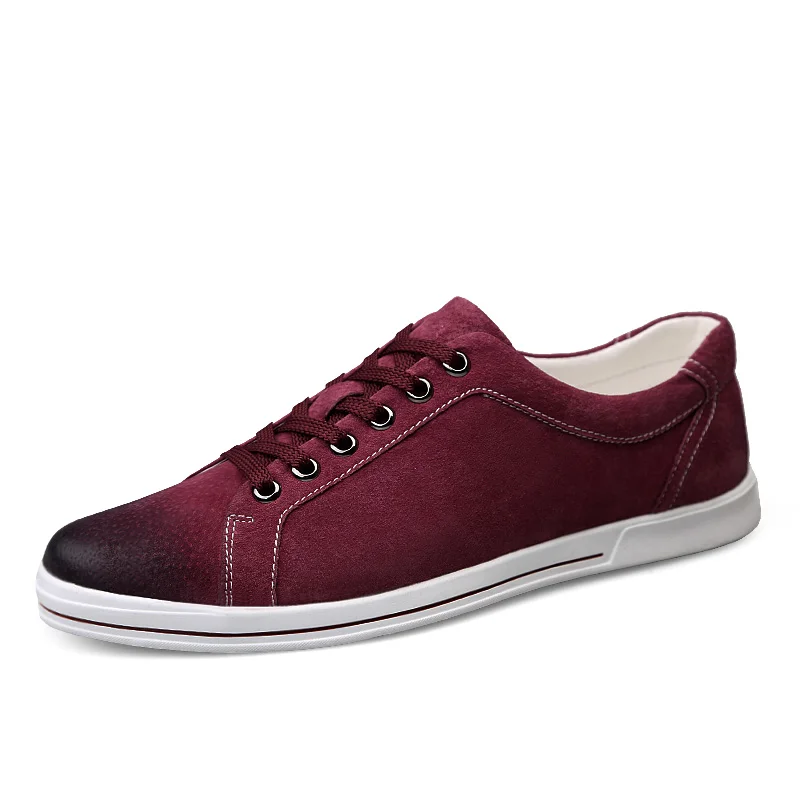 CLAX Mans Shoes Suede Leather 2019 Spring Autumn Men's Casual Shoe Male Walking Footwear Soft | Обувь