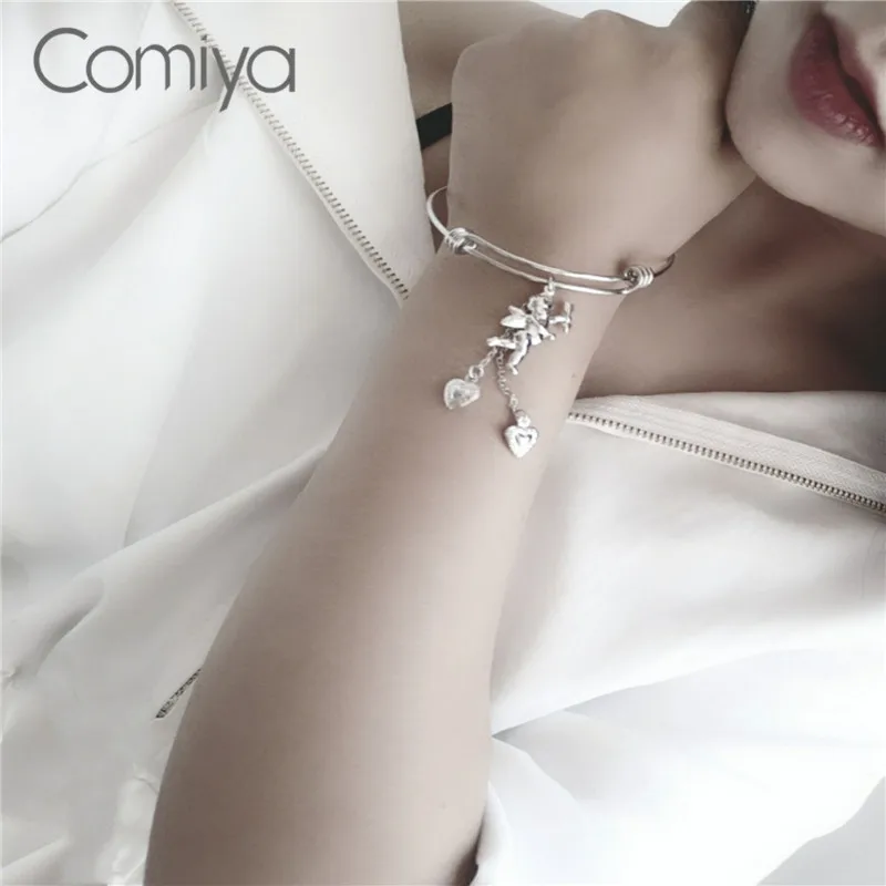 Comiya себе аксессуар браслеты для женщин Фея длинный кулон Brincos Femme Pendientes жесткий