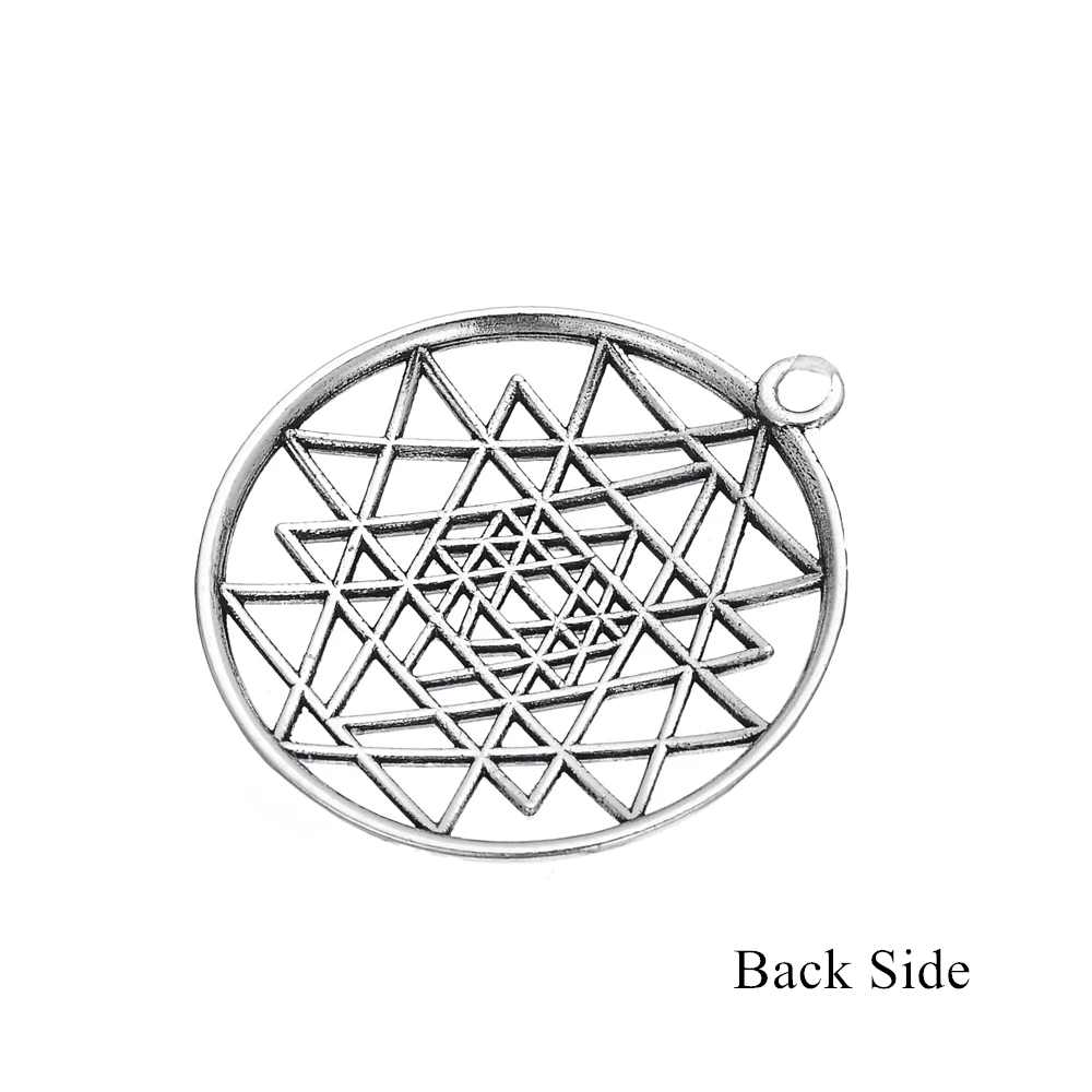 Dawapara Sri Yantra Португалия Мандала языческие Панк Подвески для самостоятельного