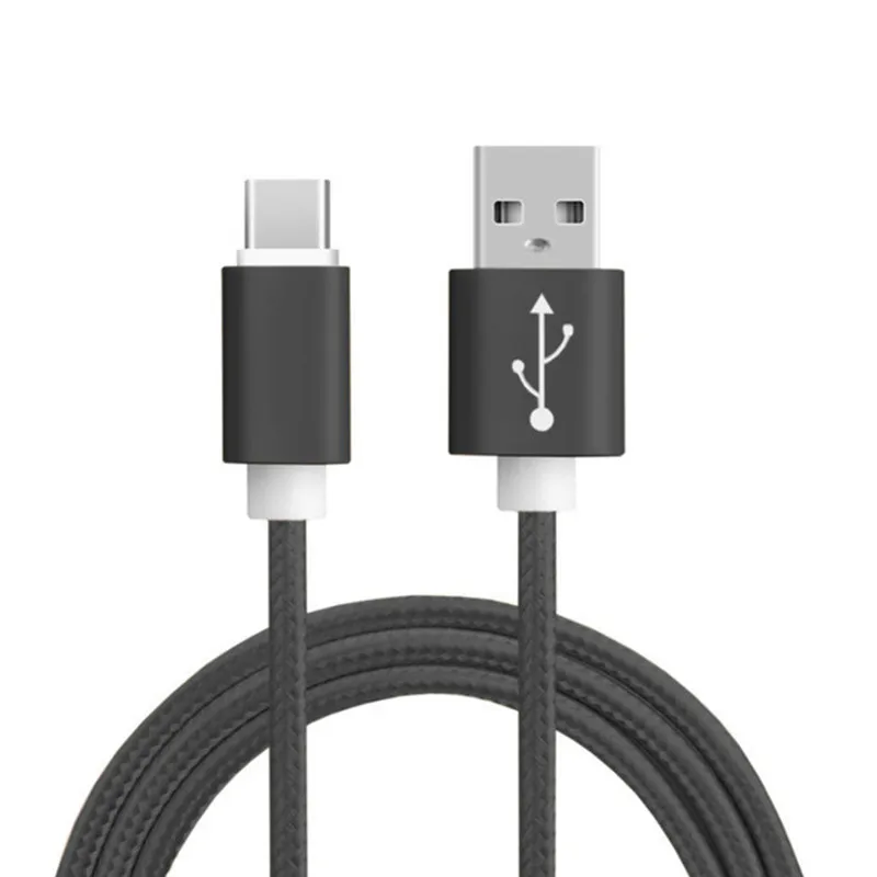 1 м/2 м металлическая вилка нейлоновый Тип c/8pin/micro USB зарядное устройство usb для Samsung