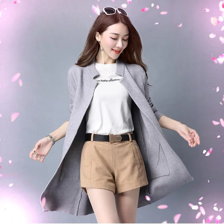 Хан издание нового фонда 2017 Осень-зима чистый цвет большой ярдов в вязаный