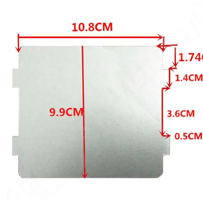 

2PCS/lot Thicker Mica sheet replacement for Midea Microwave Oven 10.8X9.9