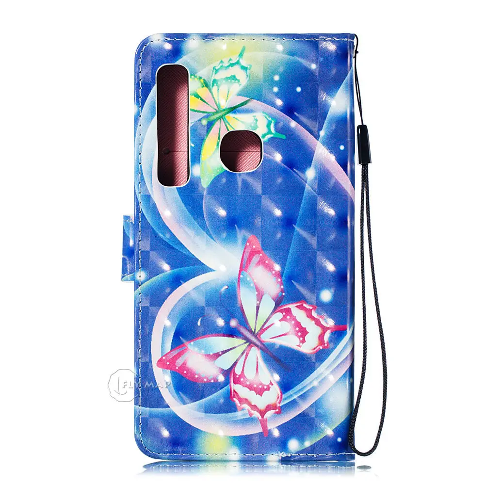 3D чехол-кошелек для Samsung Galaxy A9 2018 A920 A920F A920F/DS силиконовая откидная фоторамка чехол