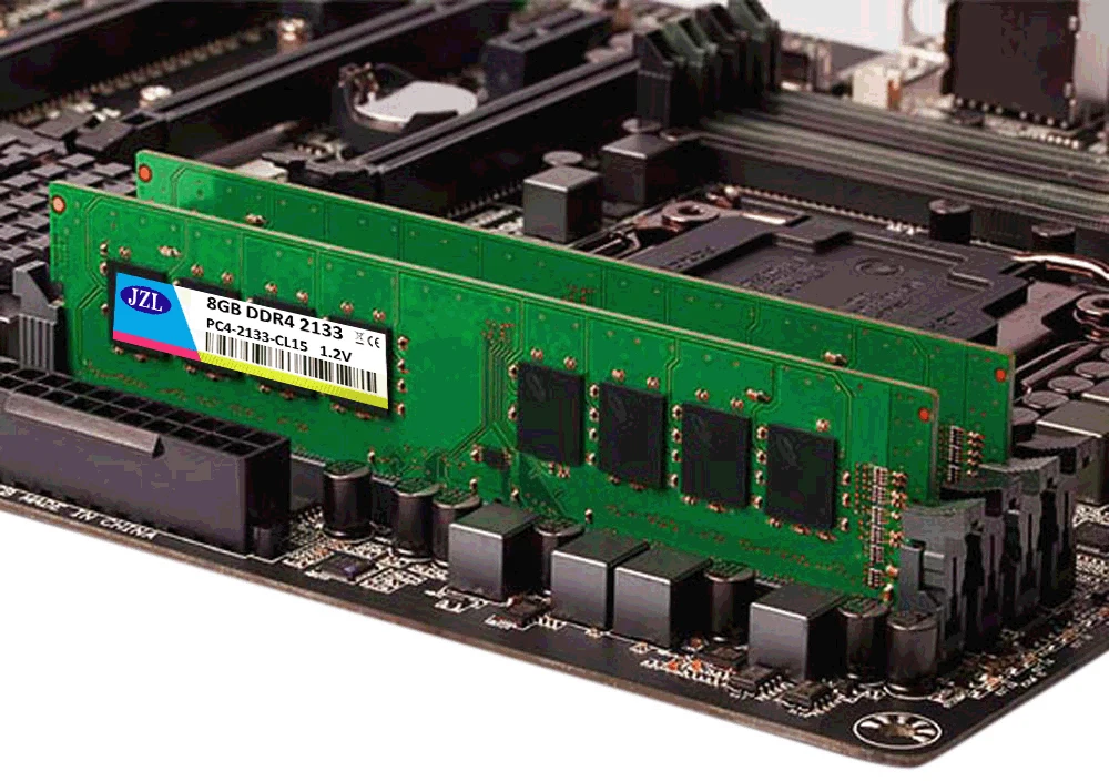 JZL LONG-DIMM PC4-17000 DDR4 2133 МГц 8 ГБ/PC4 17000 DDR 4 2133 МГц 8 Гб LC15 288-PIN Настольный ПК компьютер Ram DIMM Memory Stick