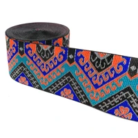 zerzeemooy 2 5cm 7 yard ethnic embroidered jacquard ribbons trim diy for decoration handcraft apparel sewing belt straps