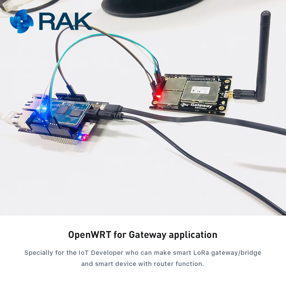 Предприятия LoRa шлюз комплект RAK831 и wisap SX1301 шлюза OpenWRT ophw 16 МБ Flash IoT разработчика