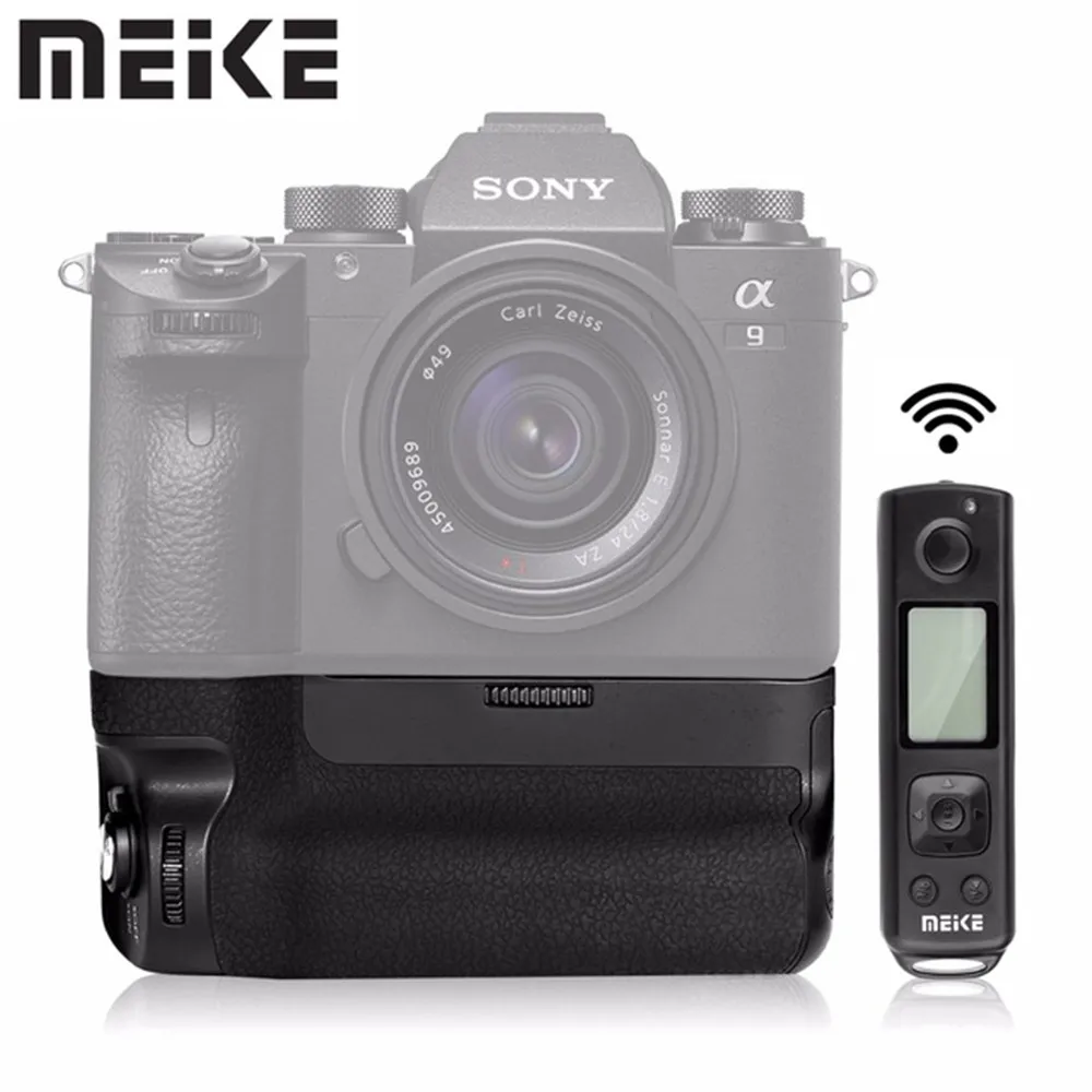 В наличии Meike MK-A9 Pro 2 4 GHz пульт дистанционного управления Батарейный держатель