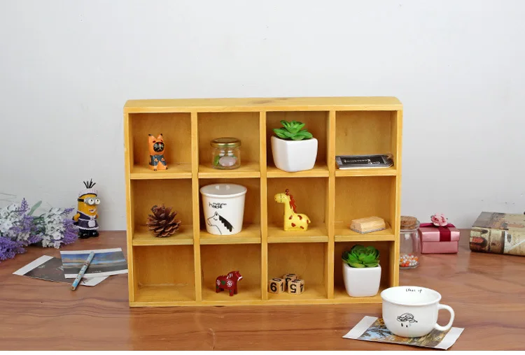 

1PC Hanging Retro Wooden Craft Wall Storage Box Vintage DIY Home Cosmetic Bead Rings Jewelry Decorative Organizer JL 0963