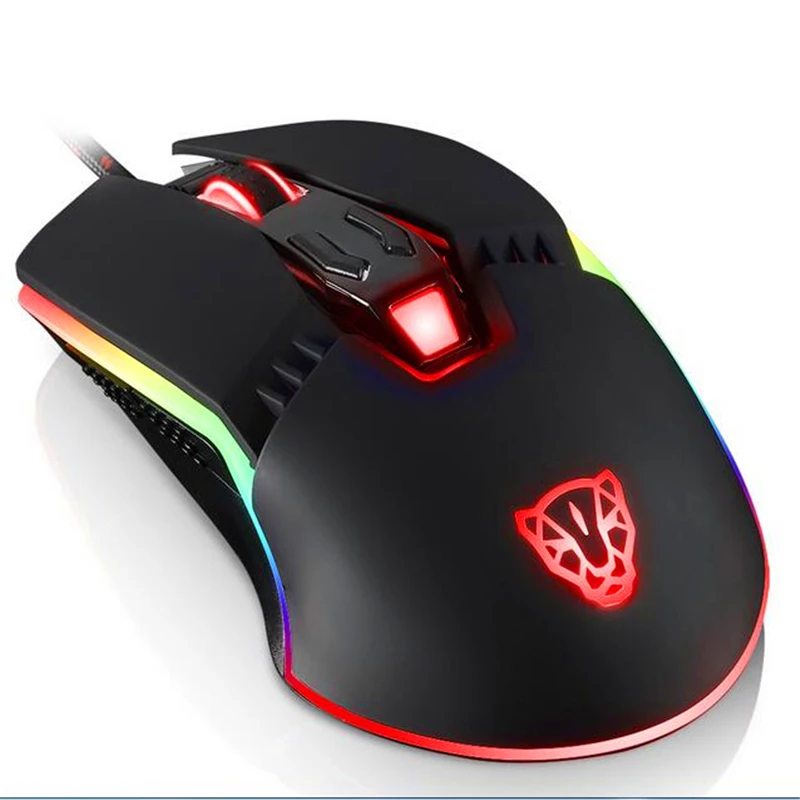 Motospeed V20 Проводная компьютерная игровая клавиатура Мышь 8 кнопок 5000 Точек на дюйм