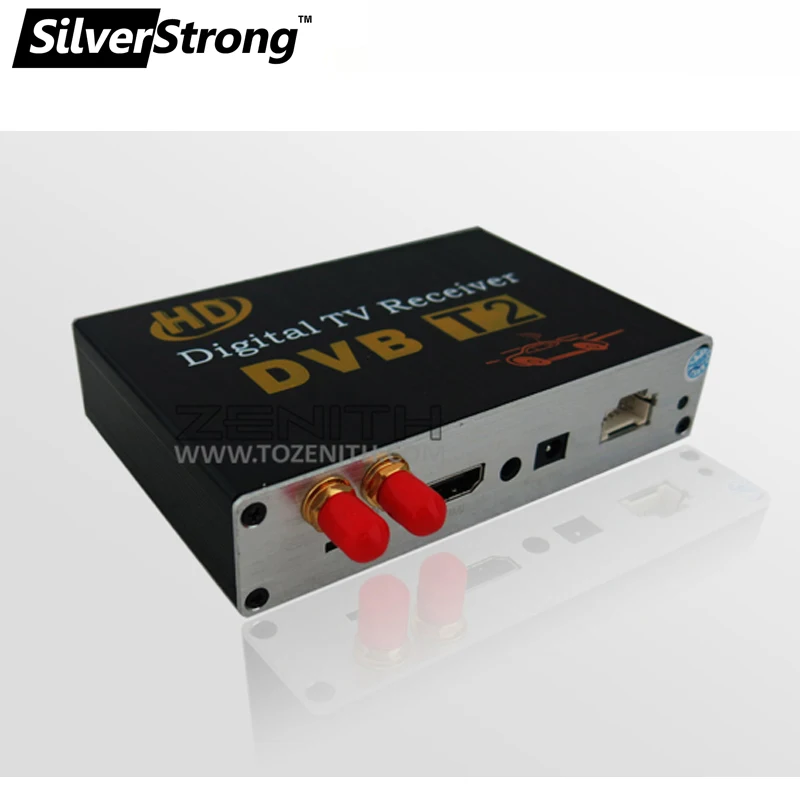SilverStrong Автомобильный DVD ТВ бокс Dvb T2 Мобильный DVB приемник для автомобиля цифровой