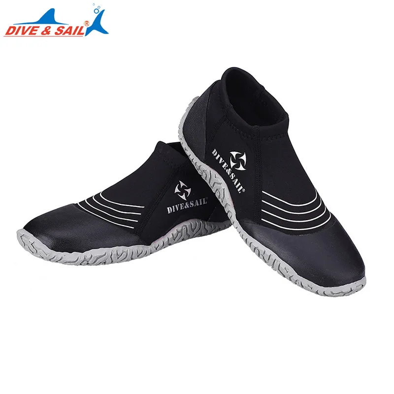 Погружение и парус 3 мм неопрена Аква обувь Анти-Царапины противоскользящая