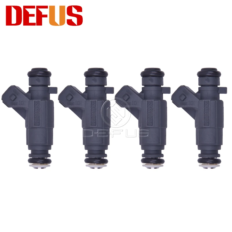 

4 шт. топливный инжектор OEM 0280155921 для Volkswagen AUDI A6 A8 S8 Tuareg 077133551 л насадка комплекты топливной системы впрыска м