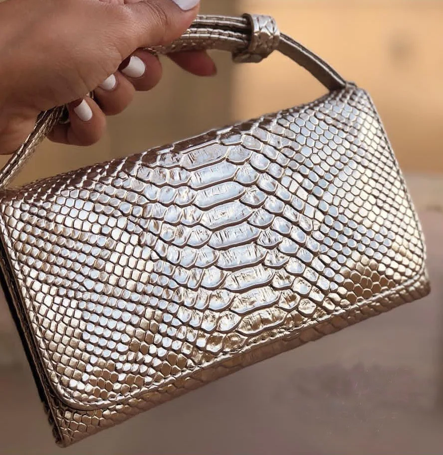 Женская сумка-клатч через плечо из натуральной воловьей кожи | Багаж и сумки