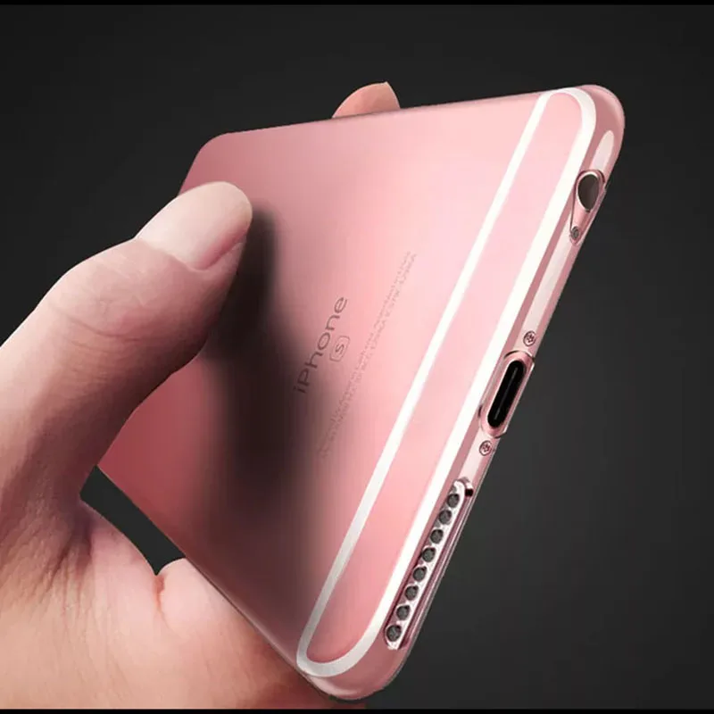 Мягкий ТПУ чехол из прозрачного силикона для iPhone 5 6 6s 4 4S X XS MAX XR телефона iphone plus 7plus