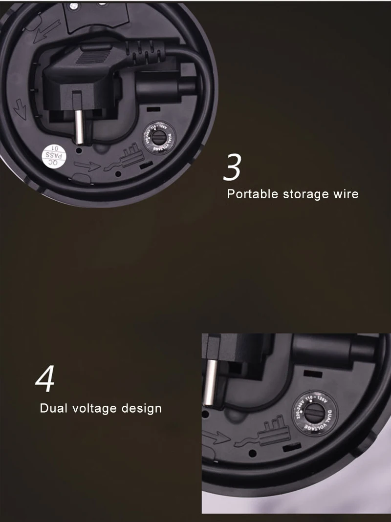 Kbxstart 100 V-240 V многофункциональная электрическая рисоварка горшок машина портативный нержавеющей стали Сплит горшок для путешествий Открытый 450W