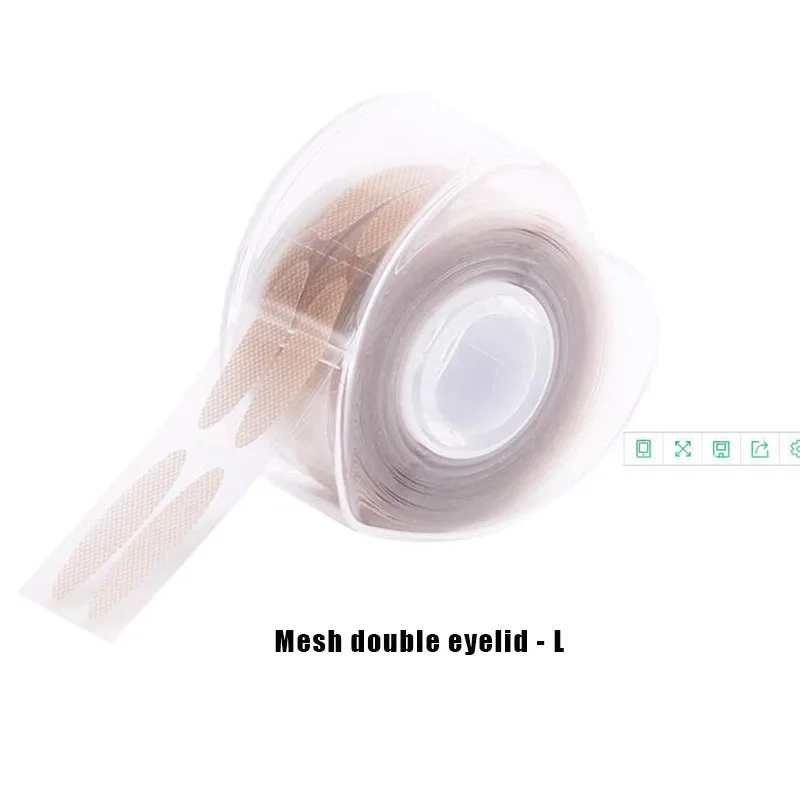 mesh L 600 шт S/L макияж Двойная лента для век бежевый Невидимый двойное веко стикер на тени для глаз век полоса паста косметический инструмент - Цвет: mesh L