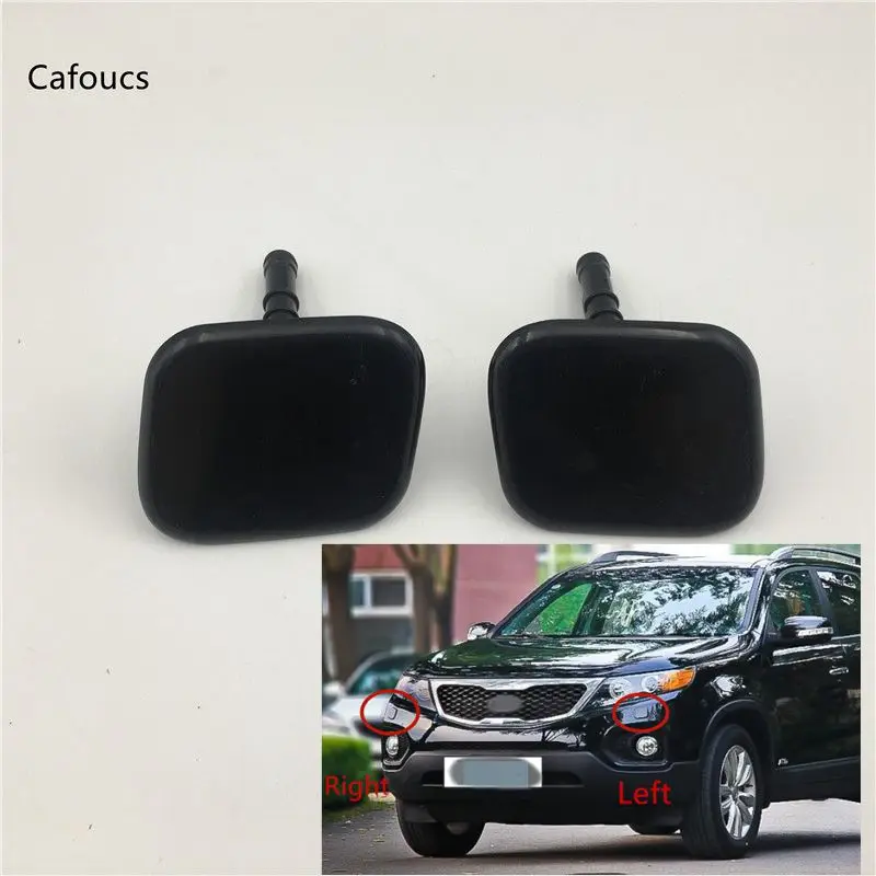 1 Pair (LH and RH) Для Kia Sorento R 2010 2011 2012 Омыватель фар распылитель форсунка Струйная Крышка 986802P000 986902P000 - Цвет: 1 Pair (LH and RH)