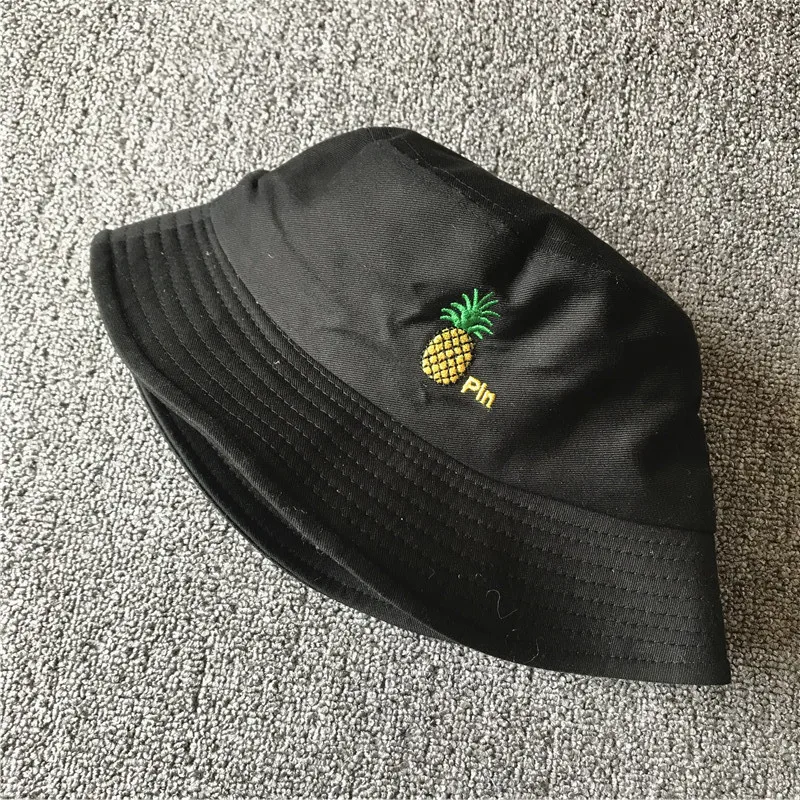 Шапки/шапки 2019 вышивка ананас Pin Панама твердые хлопок любителей фруктов человек