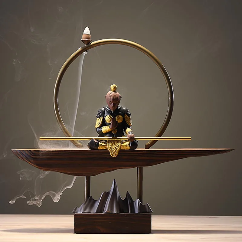 Креативная горелка Zen для благовоний настольные украшения бутик Король обезьян
