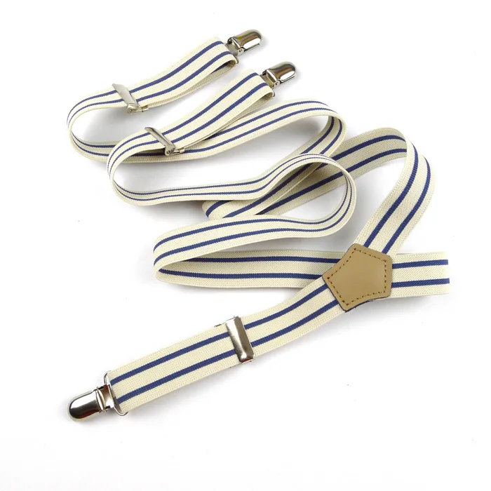 Мужские и женские эластичные подтяжки в полоску|suspender elastic|mens suspenderssuspenders striped |